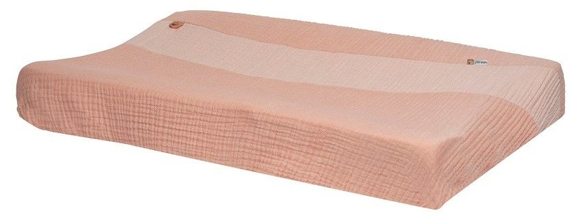 Bebe-jou Froté návlek na malú podložku Pure Cotton Pink, 72x44 cm
